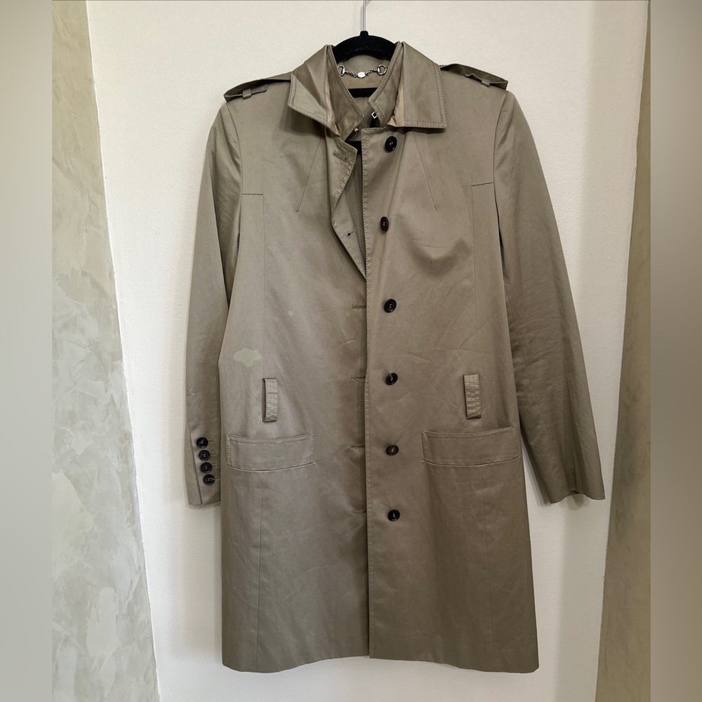 Gucci trench coat. Size 40. Fits like an XS.